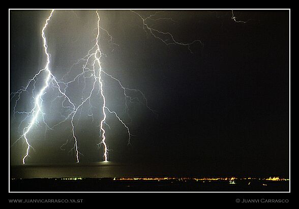 Tormenta electrica desde el Garbi en direccion a Sagunto