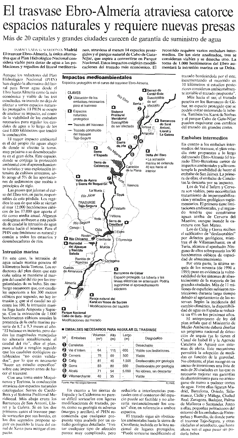 El Pais del 9 de septiembre de 2000